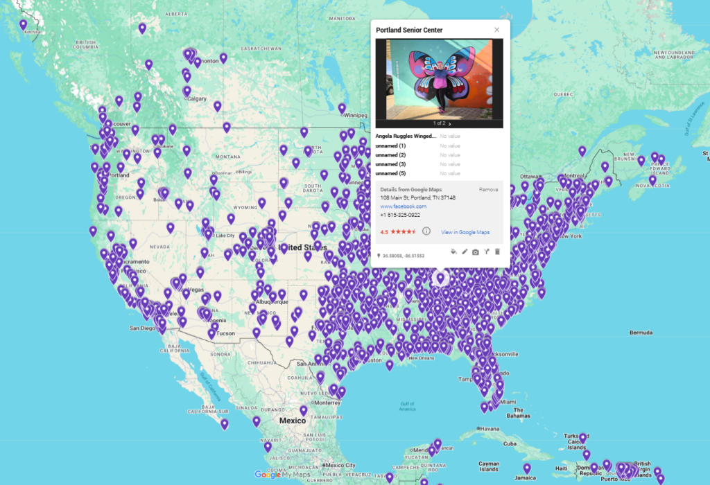 Google Map  Mural Map WiGngs near me